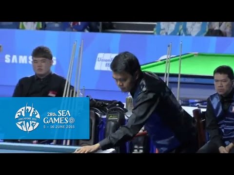 Billiards - Men's Doubles Semi-Finals (Day 2) | 28th SEA Games Singapore 2015