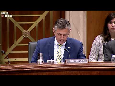 U.S. Senator Martin Heinrich questions FDA Commissioner Dr. Robert Califf