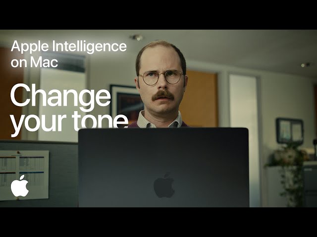 YouTube Video - Apple Intelligence | Change your tone | MacBook Pro