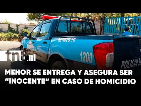 Joven se entrega tras crimen en Ciudad Sandino: niega ser el presunto autor