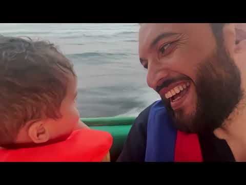 With Haniya and Hamdan || Beach day || boat ride 