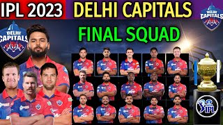 TATA IPL 2023 || Delhi Capitals Full Squad | DC Team Players List 2023 | DC Team 2023 | DC Squad