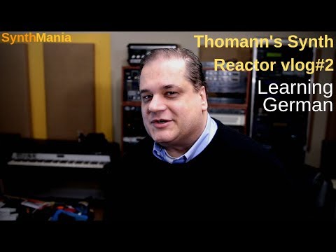 Thomann's Synth Reactor vlog#2 - Learning German #TSR19