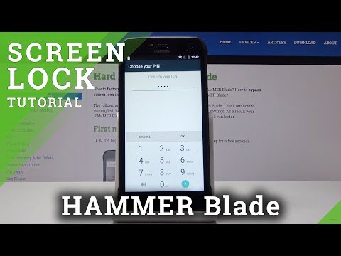 How to Add Pattern in HAMMER Blade - Set Up Password