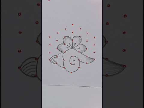 7*4 dots kolam # sangu kolam # poo kolam # flower kolam # muggulu rangoli