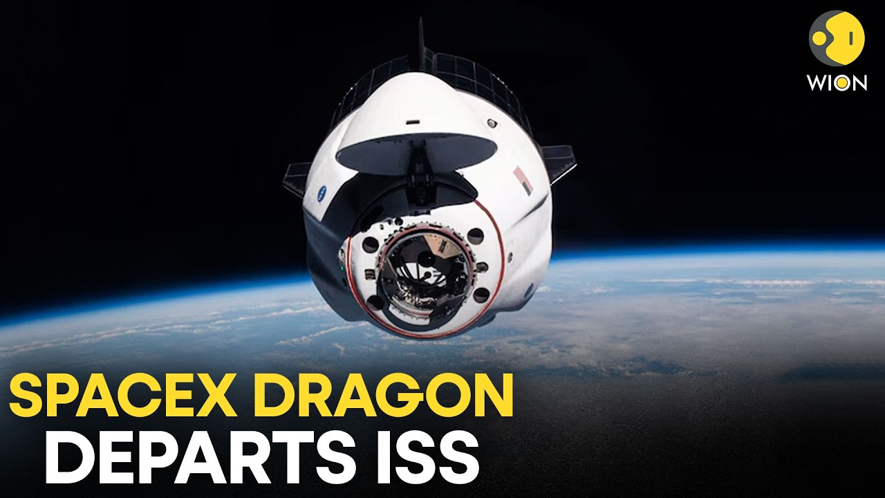 LIVE: NASA’s SpaceX Dragon Departs from International Space Station | WION