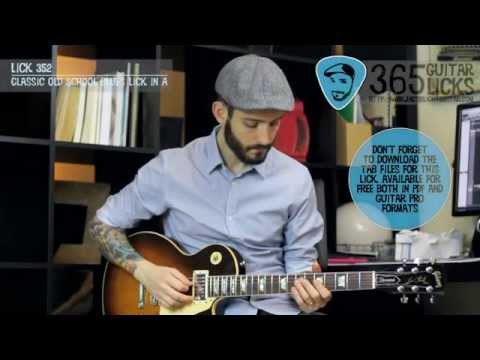Lick 352/365 - Classic Old School Blues Lick in A | 365 Guitar Licks Project