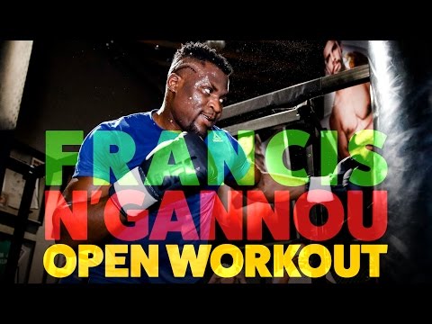 Francis Ngannou Open Workout
