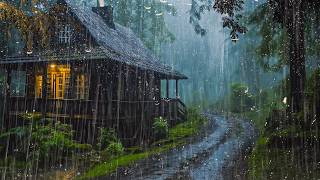 Rain and Thunder Sounds for Deep Sleep - Natural Rain & Distant Thunder for Fast Sleep, Deep Rest