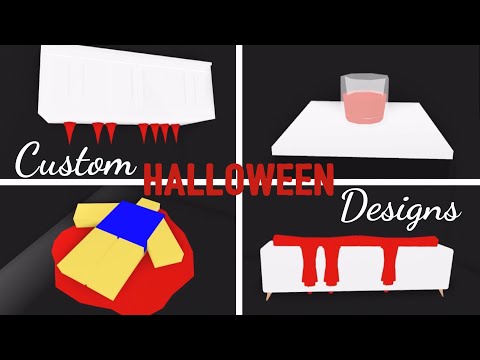 6 Custom HALLOWEEN Design Ideas & Building Hacks (Roblox Adopt me) Budget Friendly | Its SugarCoffee Video