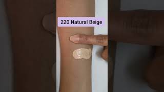 Maybelline Fit Me Foundation - Swatches | #shorts #viral