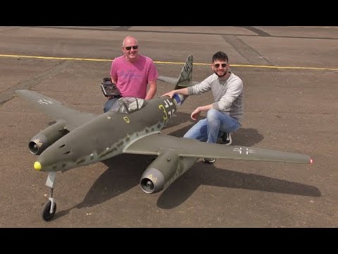 1/4 SCALE MESSERSCHMIDT ME 262 "CHECKMATE" - TWIN BF100 TURBINES WW2 FIGHTER - JMA DEENTHORPE - 2021