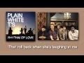 Plain White T's - Rhythm Of Love - Lyrics Video
