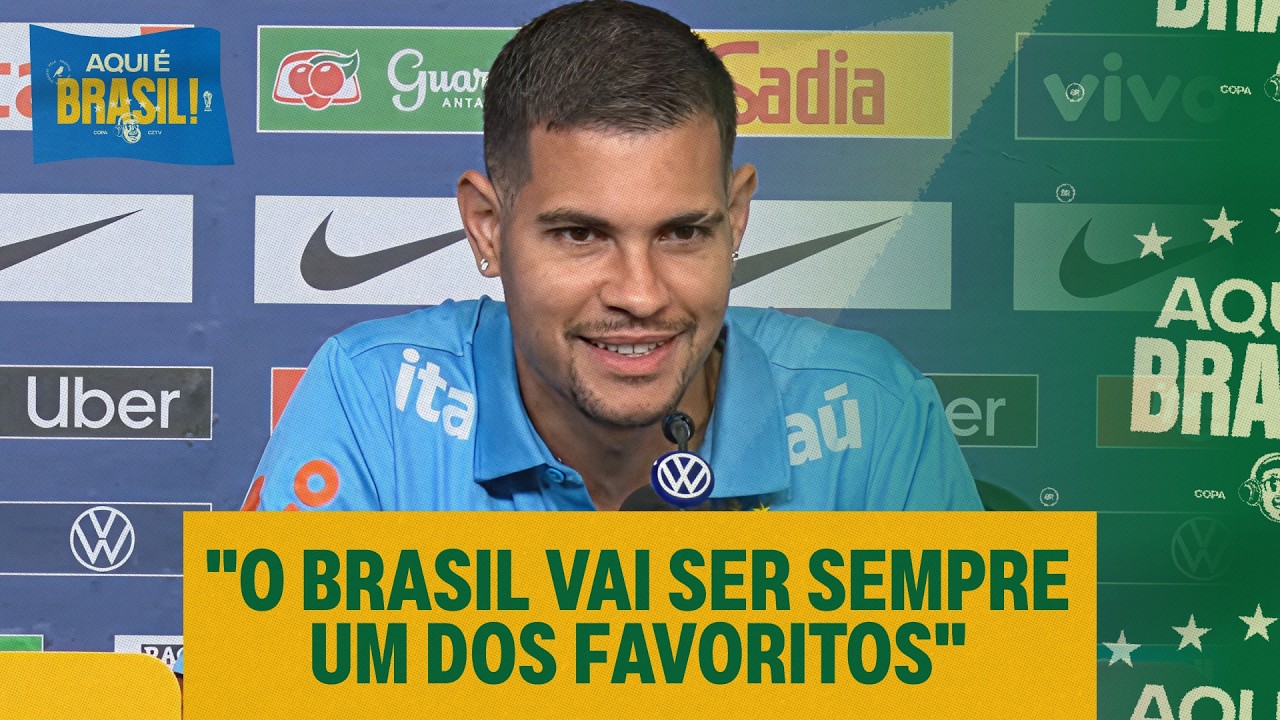 COLETIVA DA SELEÇÃO BRASILEIRA! BRUNO GUIMARÃES FALA SOBRE O FAVORITISMO DA SELEÇÃO BRASILEIRA