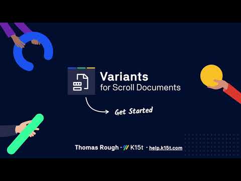 Variants for Scroll Documents for Confluence – Get Started