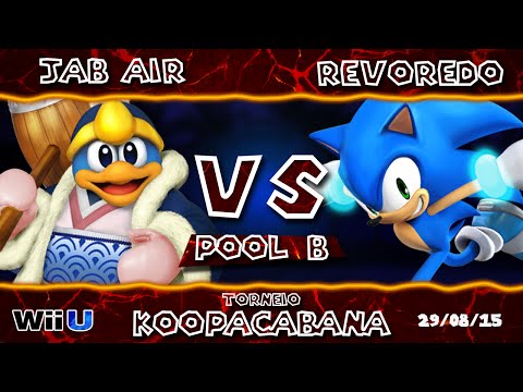 Koopacabana - Jab Air (Dedede, Sheik) vs Revoredo (Sonic) - Pool B Winners Finals