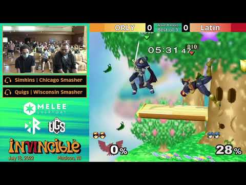 Invincible VI - Pools - ORLY (Falcon) Vs. Latin (Marth)