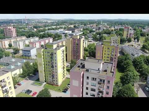 Zawiercie z lotu drona - Centrum