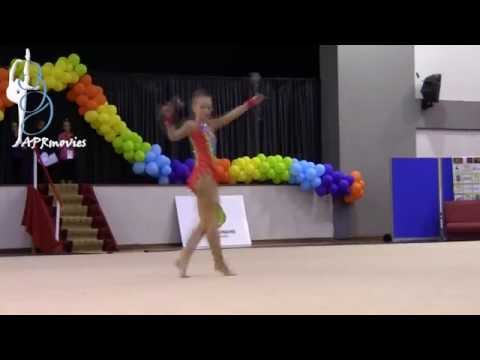 Elina Zaika - Riga Gymnastics School (LAT) - Maças (Clubs) - Senior - TInGyR 2015