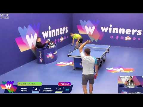 WINners CUP table 2  09.09 Kireev Andrei - Ziakun Aleksandr  14:00