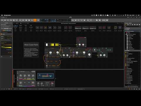 East & West Coast Synthesis inside Bitwig's Polygrid