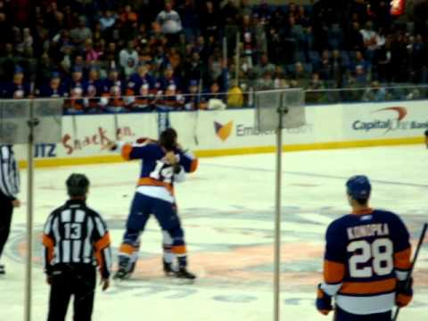 Islanders fight