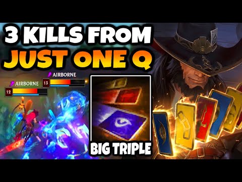 When Twisted Fate gets 900 AP and throws the most insane Q you will ever see