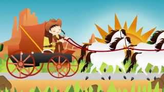 SHE'LL BE COMING ROUND THE MOUNTAIN  | Nursery Rhyme Express | Animation | Childrens Song