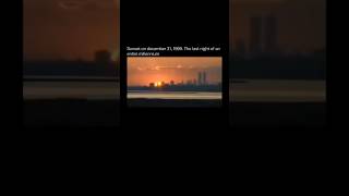 Sunset on December 31st, 1999. The last night of an entire millennium