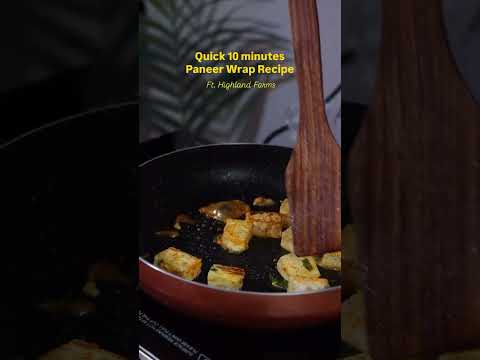 High-Protein Paneer Wrap / Paneer Roll