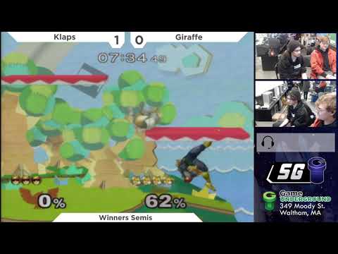 SG 23.5 SSBM - Klaps (C. Falcon) vs. Giraffe (Fox) - Melee WSF