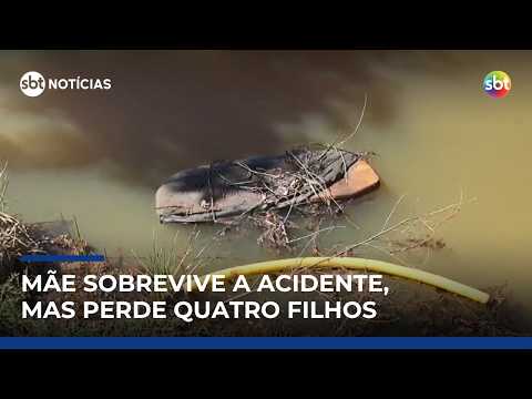 Carro cai em represa e mata 5 da mesma família em tragédia no Dia das Mães