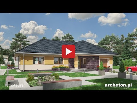 Projekt domu Tymoteusz - archeton.pl - z użytkowym poddaszem 176,5 m2