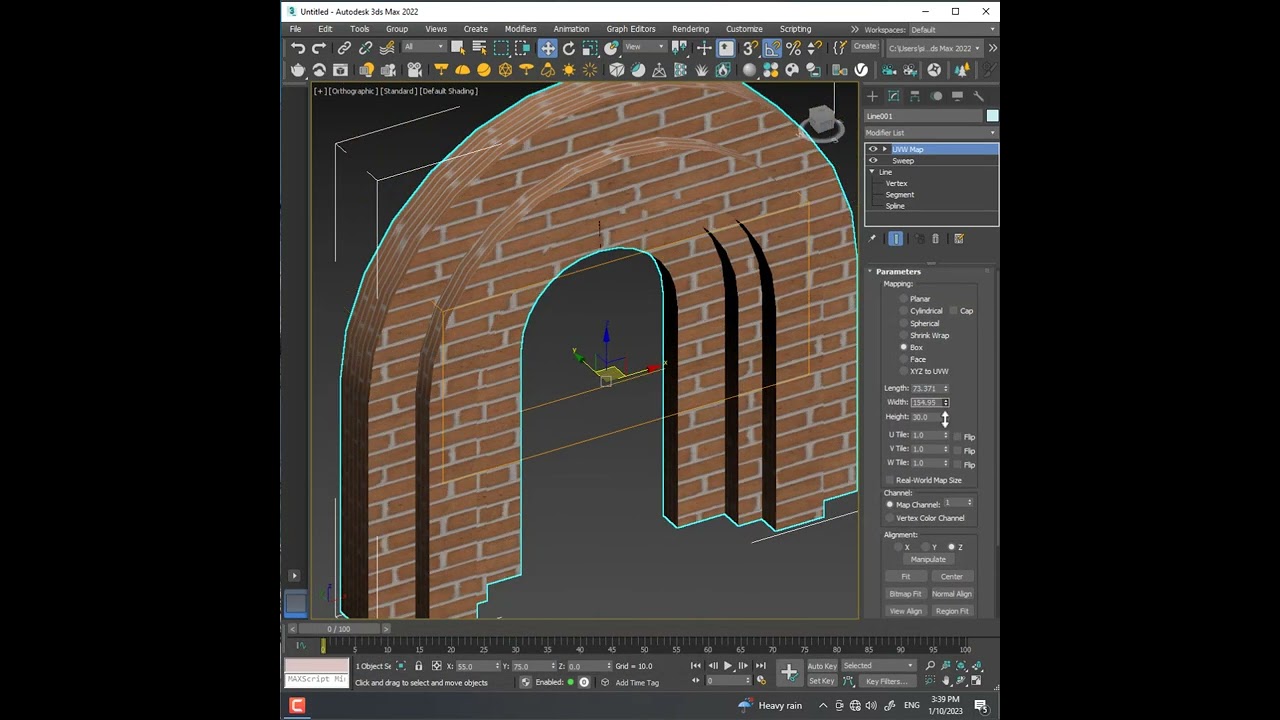 Correct brick arc texturing | 3Ds Max Tutorial