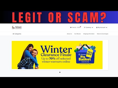Vinni Shopping Reviews - Is Legit Store or Scam?