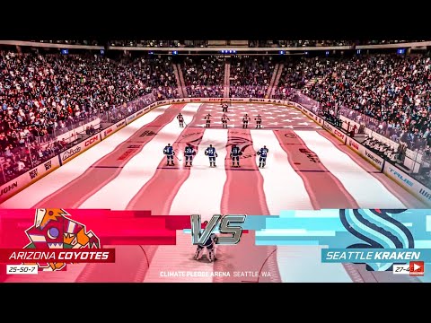 Arizona Coyotes vs Seattle Kraken 4/6/2023 NHL 23 Gameplay