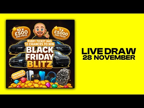 28th November Black Friday Blitz Draw
