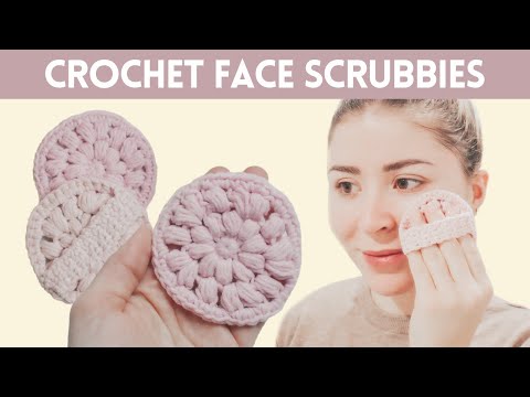 EASY Reusable Crochet Face Scrubbies Tutorial | DIY
