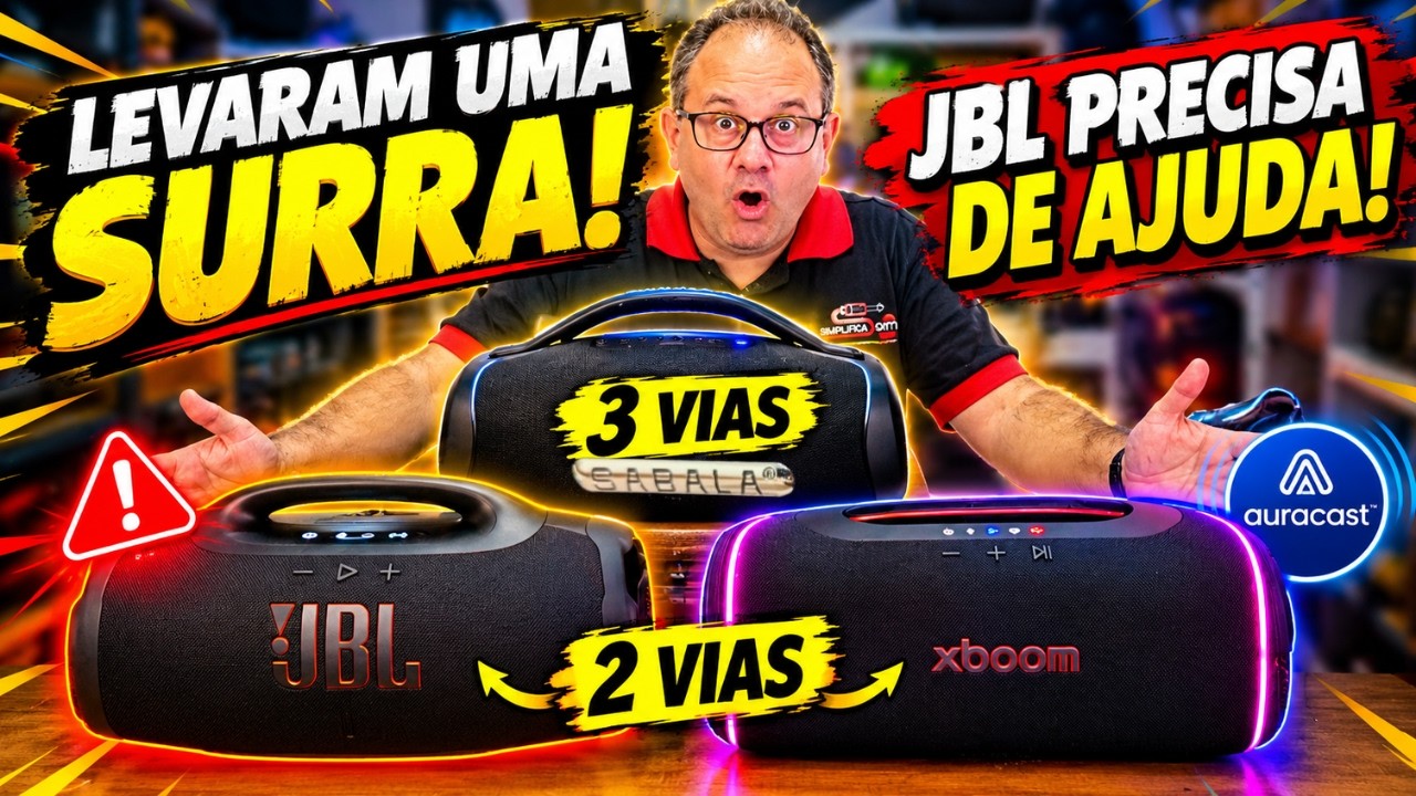 Miniatura da avaliação em vídeo de Caixa de Som JBL Boombox 4 Bluetooth IP68 Preto