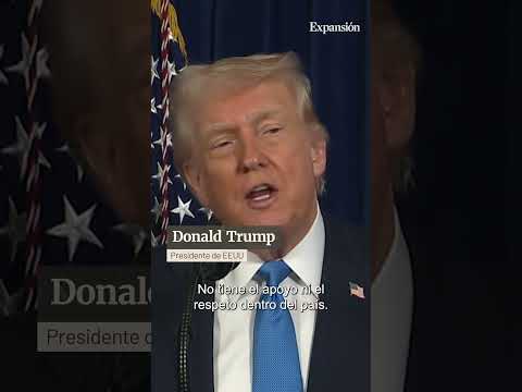Trump sobre María Corina Machado: "No tiene el respeto ni el apoyo dentro del país"