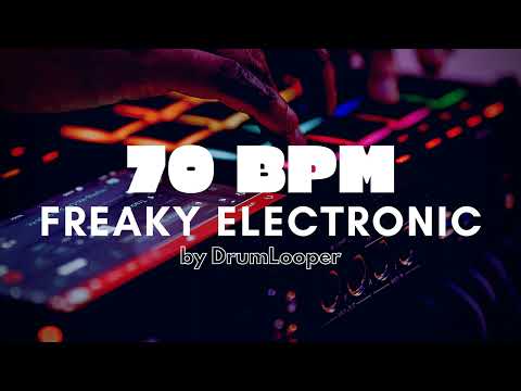 70 BPM Freaky Electronic Drum Loop | Practice Tool + Free Download