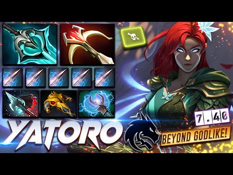 [7.40] YATORO WINDRANGER - Dota 2 Pro Gameplay [Watch & Learn]