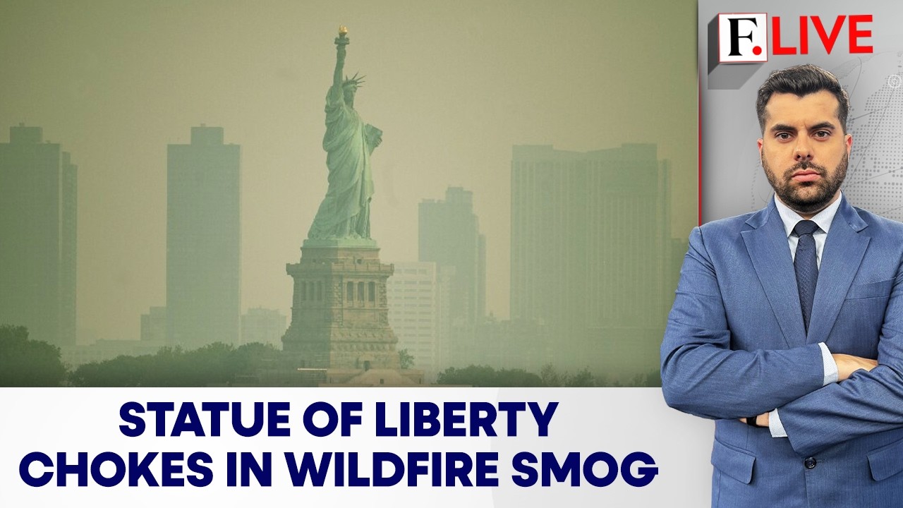 Canada: Wildfires Choke US, Haze Blankets Statue of Liberty in New York | Firstpost Live | N18G