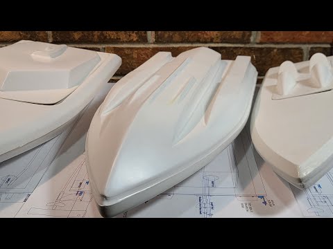 Hand layed Fiberglass Rc Boat Hulls By Dead Ahead Rc - Hybrid Rc Boat Hulls