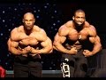 Kevin Levrone posedown with Cedric McMillan @ Mr. Olympia 2016 press conference
