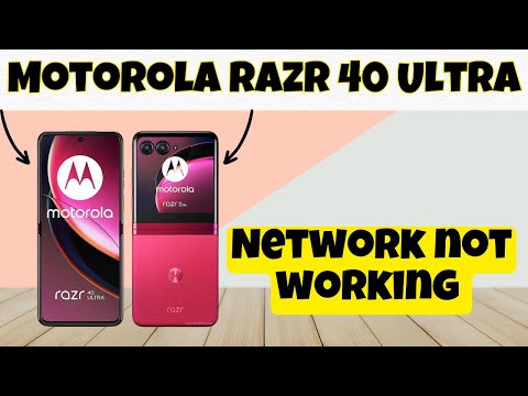 Network not working Motorola Razr 40 Ultra || How to solve network issues || Network problem solved