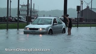 preview picture of video '6/30/2014 Muscatine IA Flash Flooding B-Roll'