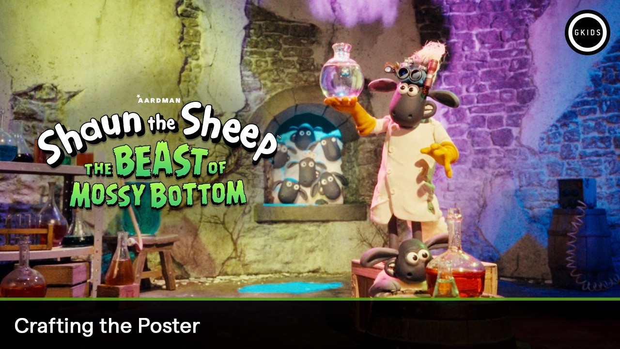 Miniature de la vidéo Crafting a Poster du film Shaun le Mouton : La Bêêête d'Halloween