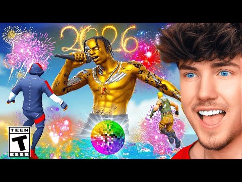 The New Year's Eve Rockets Live Event 2026 in Fortnite!