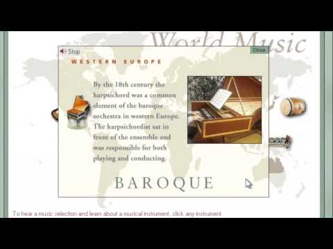 Music from Encarta 97 "World Music Tour" (plus bonus samples)
